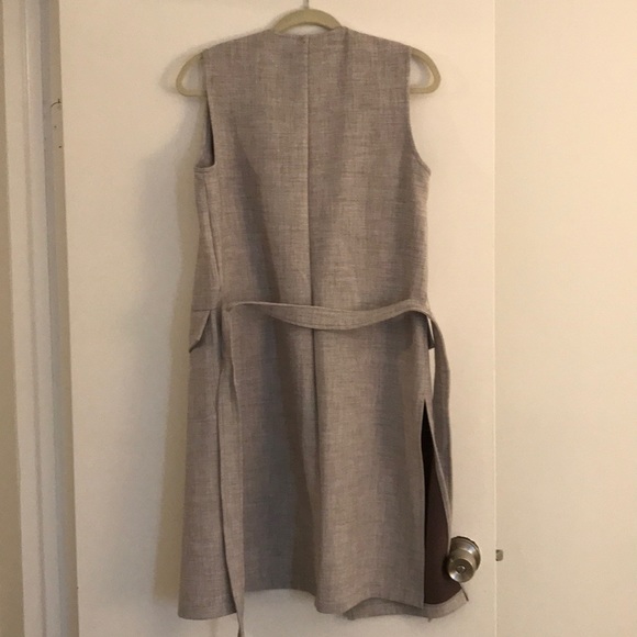 Gray duster vest - Picture 3 of 6